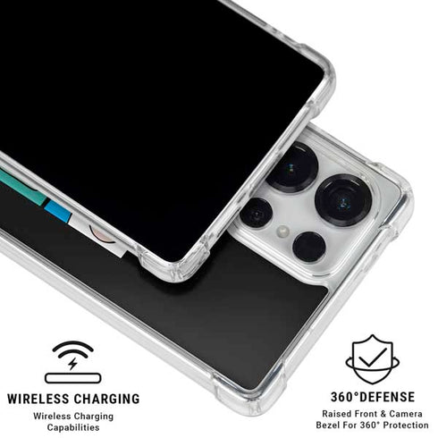 Adult Swim Adventure Time Character Tiles Galaxy S25 Ultra Clear Case